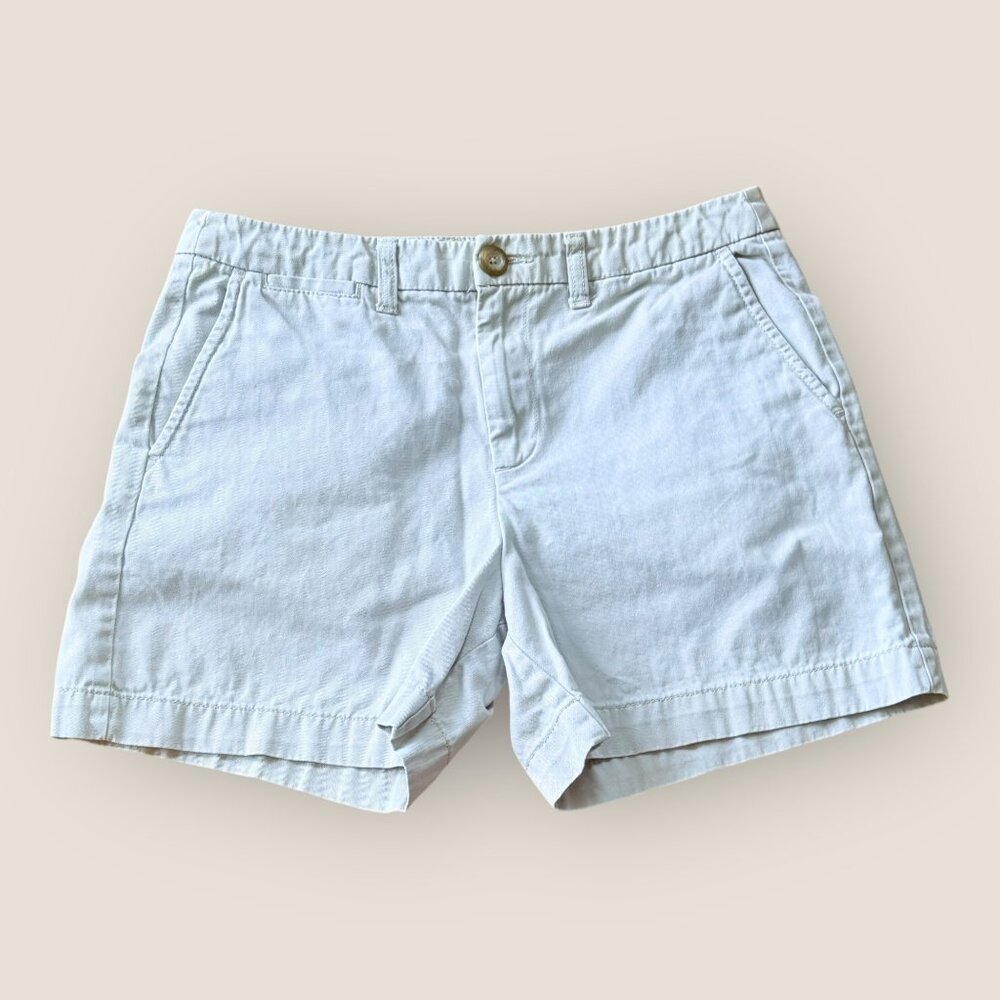 Merona Womens Khaki Tan Cotton Shorts Size 8 Classic Fit Summer Casual